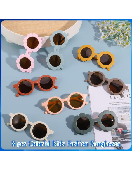 Gafas de sol DragonflyDreams para niños - Paquete de 8 piezas