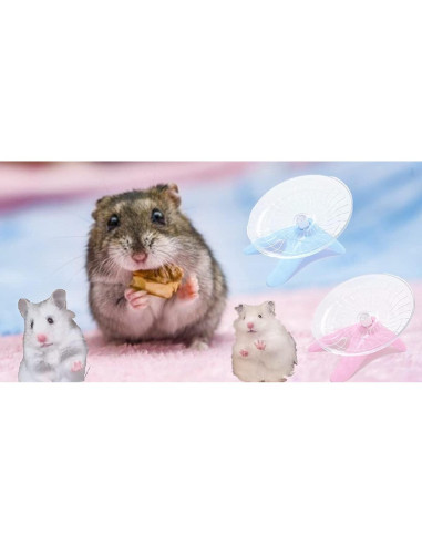Rueda de Ejercicio Silenciosa ACEDIVA para Hámsters 10x10 cm