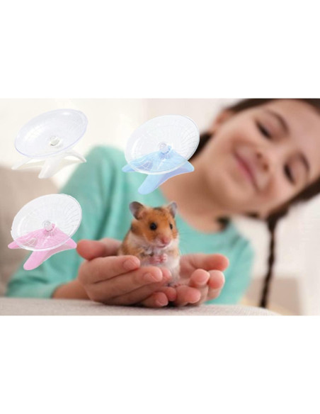 Rueda de Ejercicio Silenciosa ACEDIVA para Hámsters 10x10 cm