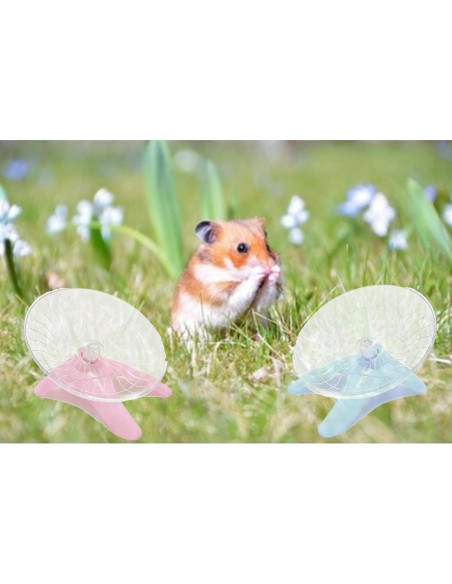 Rueda de Ejercicio Silenciosa ACEDIVA para Hámsters 10x10 cm