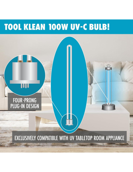 Bombilla UV-C 100W Tool Klean para Aparato de Mesa UV