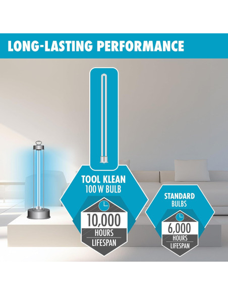 Bombilla UV-C 100W Tool Klean para Aparato de Mesa UV