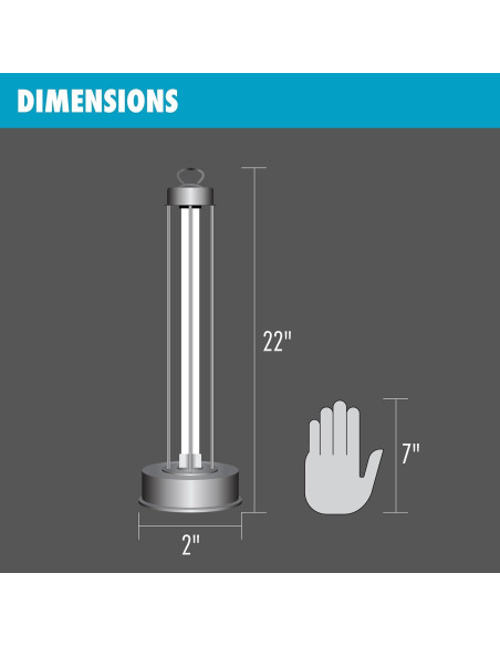 Bombilla UV-C 100W Tool Klean para Aparato de Mesa UV