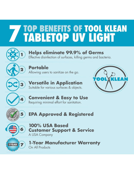 Bombilla UV-C 100W Tool Klean para Aparato de Mesa UV