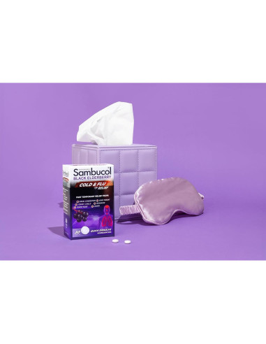 Tabletas Alivio Resfriados Sambucol 30 Contenido 2-Pack