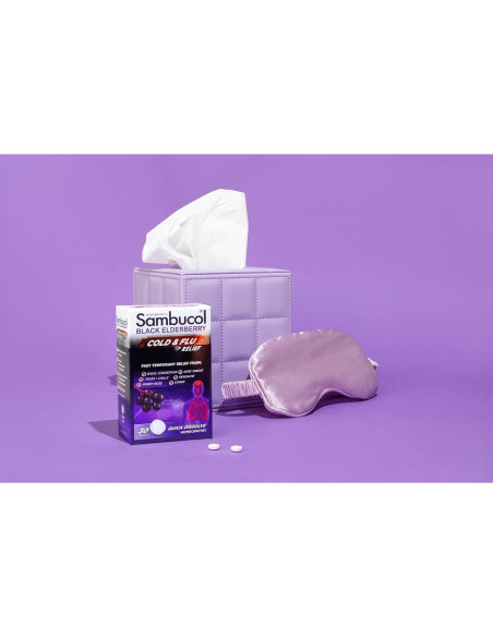 Tabletas Alivio Resfriados Sambucol 30 Contenido 2-Pack