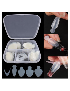 Pegatinas de Uñas Francesas Sotong 60pcs Reutilizables