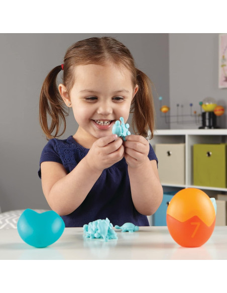 Juego de Actividades Matemáticas Dinosaurios Learning Resources, 65 Piezas