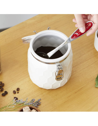 Cuchara para Café RSVP International 2 Cucharadas Acrílico Rojo