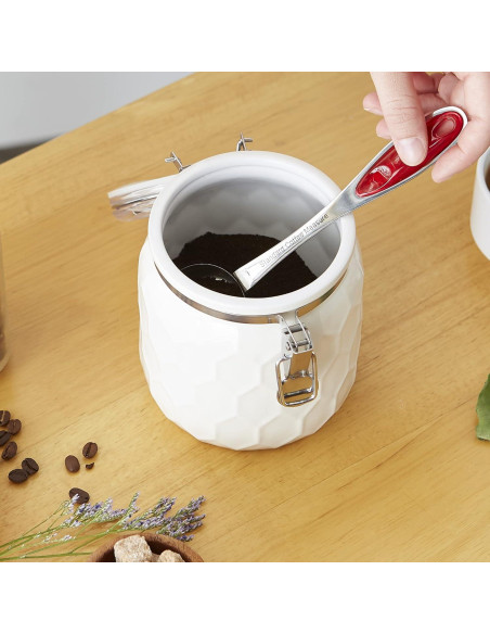 Cuchara para Café RSVP International 2 Cucharadas Acrílico Rojo