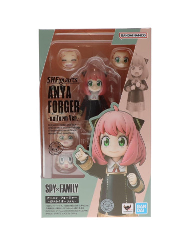 Figura de Acción Anya Forger S.H.Figuarts Bandai Uniforme Escolar
