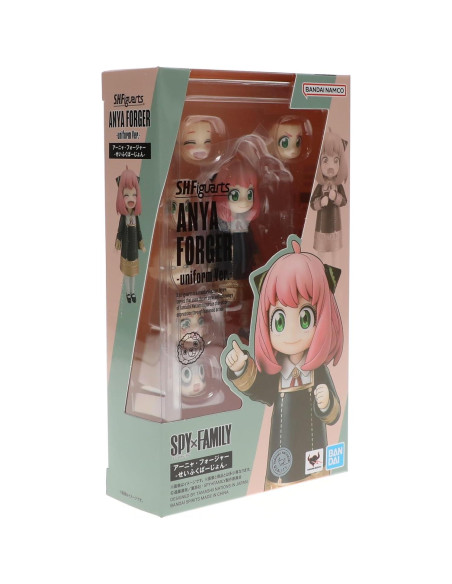Figura de Acción Anya Forger S.H.Figuarts Bandai Uniforme Escolar