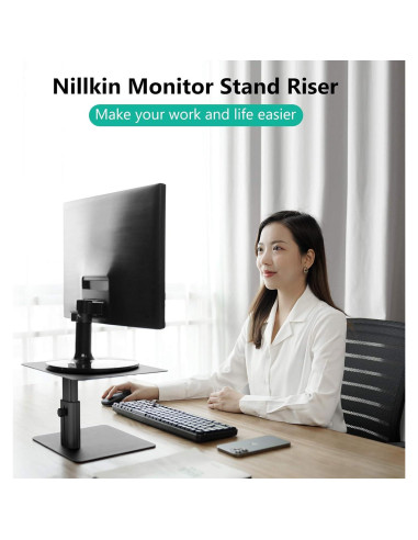 Soporte para Monitor Nillkin Ajustable Ergonómico Aluminio Negro