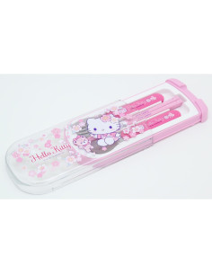 Set de Cubiertos OSK CT-20 Hello Kitty Rosa - 6 Piezas 2