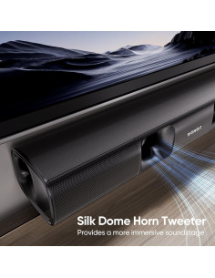 Barra de Sonido RIOWOIS DS6441 PRO 90W con Subwoofer 2.1 2