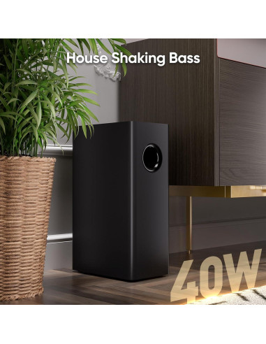 Barra de Sonido RIOWOIS DS6441 PRO 90W con Subwoofer 2.1