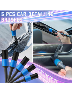 Kit de Detalle de Coche Bemece 29 Piezas Herramientas Limpieza 2