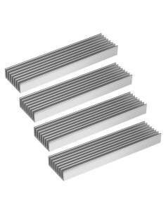 4 Disipadores de Calor de Aluminio Manesi 100x25x10mm