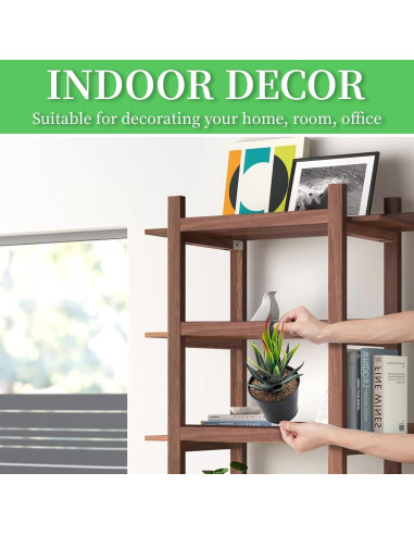 Macetas Colgantes GREANER 10 Piezas Metal Negro Drenaje