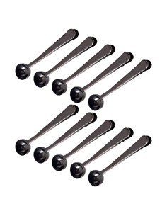 Cucharón de Acero Inoxidable 2 en 1 Wonuu - 10 PCS con Clip