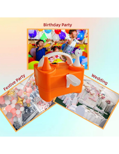 Bomba de Globo Eléctrica Ceither 600W Doble Boquilla