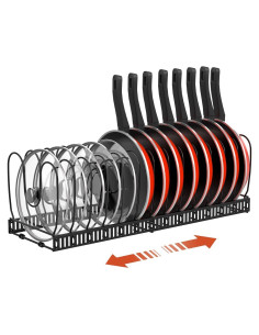 Organizador de Olla y Sartén Housolution Expandible 14 Divisores