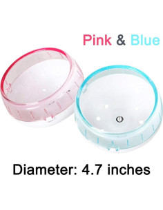 Rueda de Hámster Silenciosa GOLDEAL 11.94 cm Rosa 2