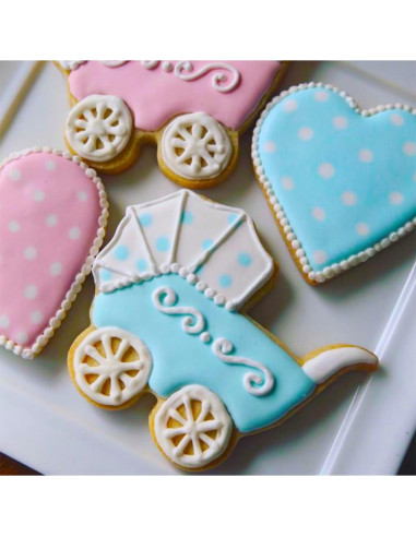 Juego de Cortadores de Galletas Baby Shower Kanehosi 7 Piezas