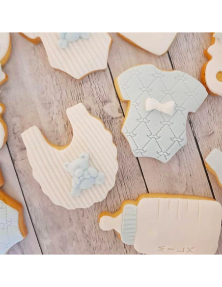 Juego de Cortadores de Galletas Baby Shower Kanehosi 7 Piezas