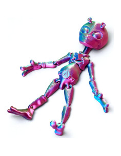 Modelo Alienígena 3D LUYU Juguete Antiestrés RGB 10cm 2