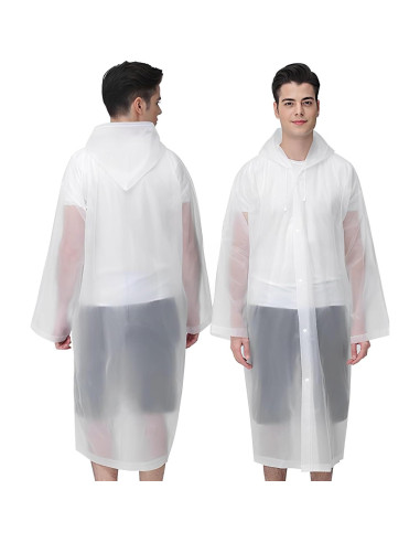 Ponchos de Lluvia Cosowe Reutilizables para Adultos 2 Pcs