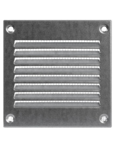 Cubierta de Ventilación Metal Galvanizado 10x10 cm para HVAC