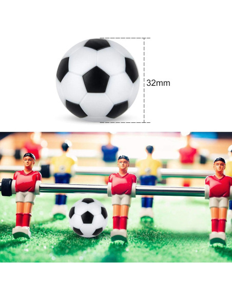 Pelotas de Futbolín Coopay 24 Piezas 32mm Multicolor