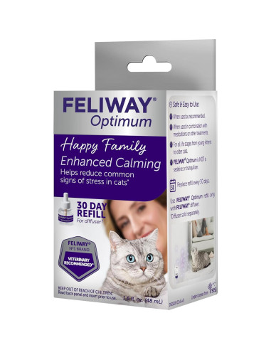 FELIWAY Optimum Recarga 48ml para Difusor - Reduce Estrés en Gatos