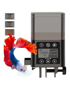 Dispensador Automático de Comida para Peces ZWJBSGY 320ML LCD