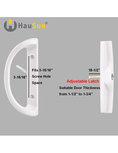 Juego de Manijas para Puerta Corrediza HauSun con Cerradura