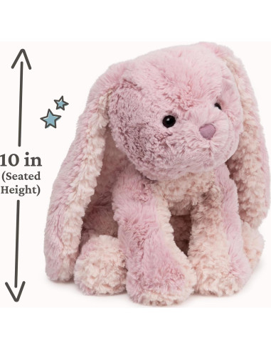 Conejo de Peluche GUND Cozys Rosa 25.4 cm Suave y Abrazable