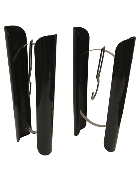 Insertos moldeadores de botas Dial Industries, Negro, 15.24x31.75cm