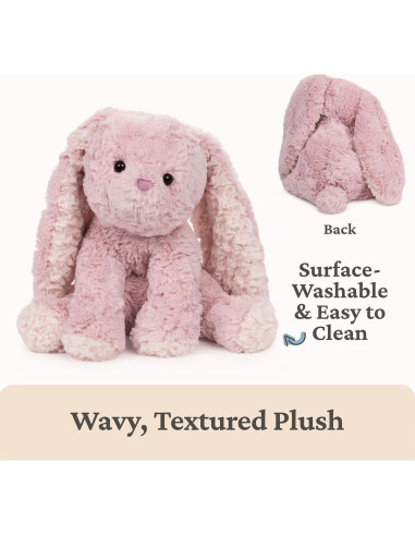 Conejo de Peluche GUND Cozys Rosa 25.4 cm Suave y Abrazable