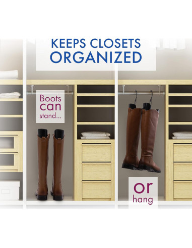 Insertos moldeadores de botas Dial Industries, Negro, 15.24x31.75cm