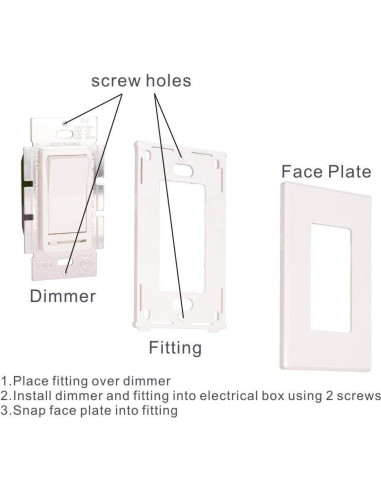 Interruptor Regulador Cloudy Bay 600W LED/CFL/Incandescente