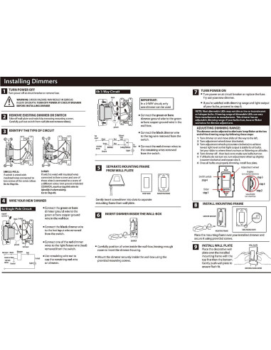 Interruptor Regulador Cloudy Bay 600W LED/CFL/Incandescente