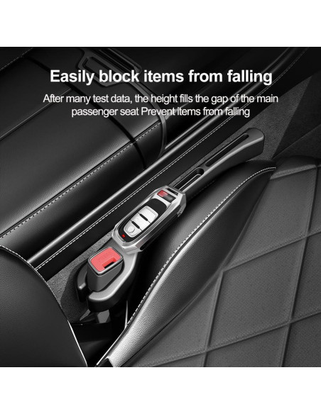 Relleno Espacio entre Asientos de Coche KIFIDAN Beige 2 Piezas