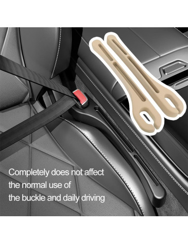 Relleno Espacio entre Asientos de Coche KIFIDAN Beige 2 Piezas