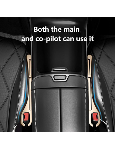 Relleno Espacio entre Asientos de Coche KIFIDAN Beige 2 Piezas