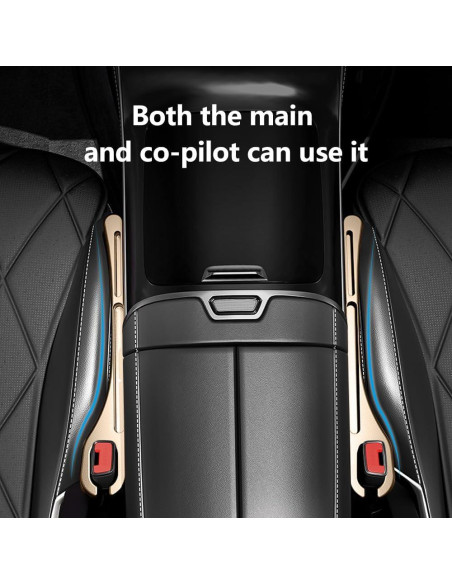 Relleno Espacio entre Asientos de Coche KIFIDAN Beige 2 Piezas