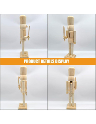 Cascanueces de Madera DIY Ciieeo 38x10x8.5cm Personalizable