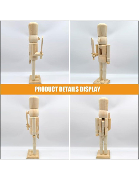 Cascanueces de Madera DIY Ciieeo 38x10x8.5cm Personalizable