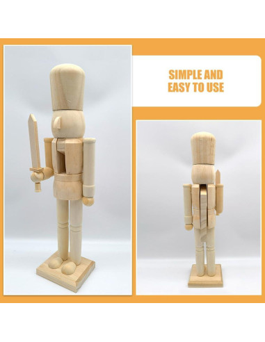 Cascanueces de Madera DIY Ciieeo 38x10x8.5cm Personalizable