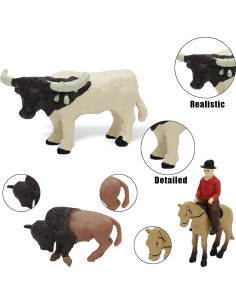 Figuras Nativas Americanas ONEST 20 Piezas Juguete Educativo 2